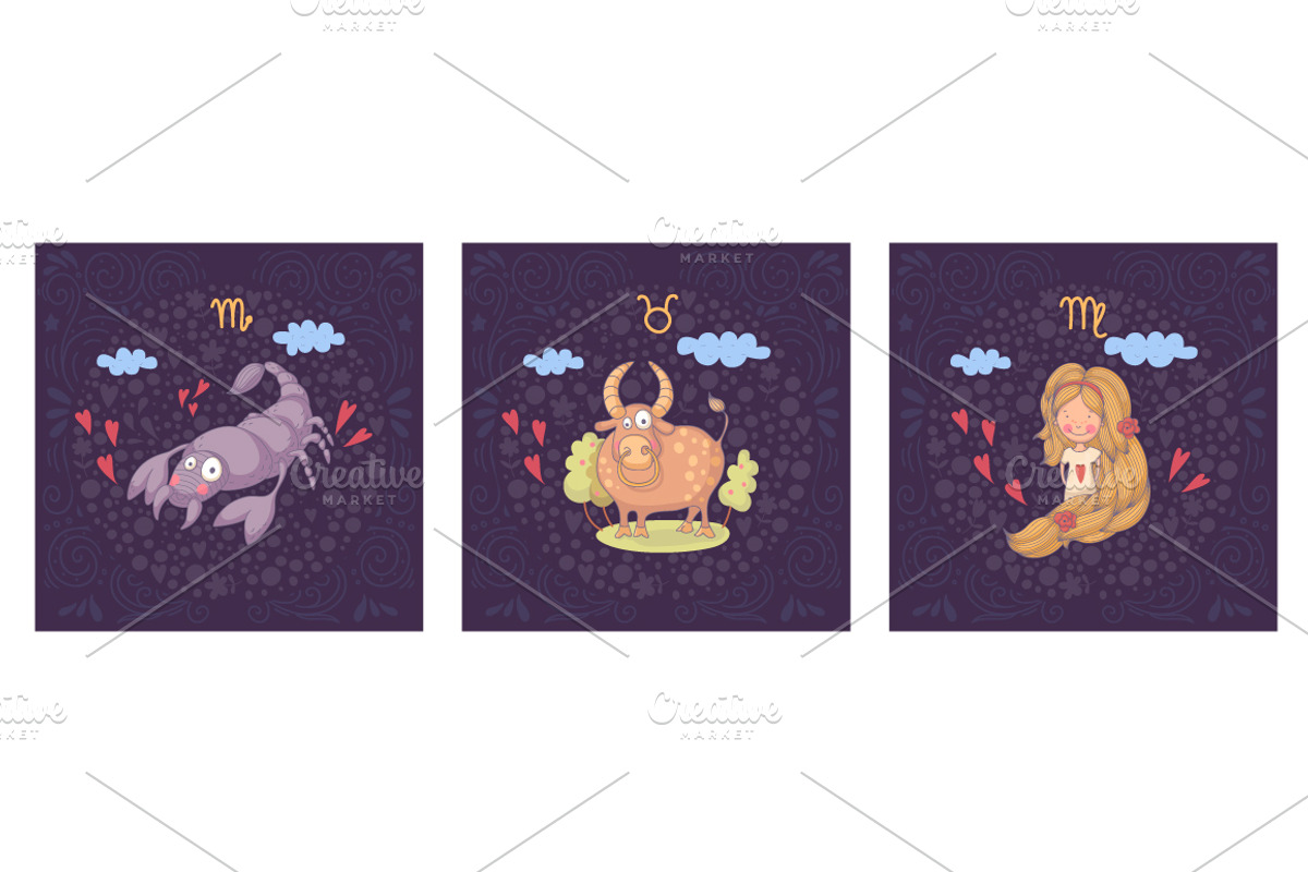 The 12 signs of the Zodiac, an Illustration by Blue Ink Studio (Photo 5 of 5)
