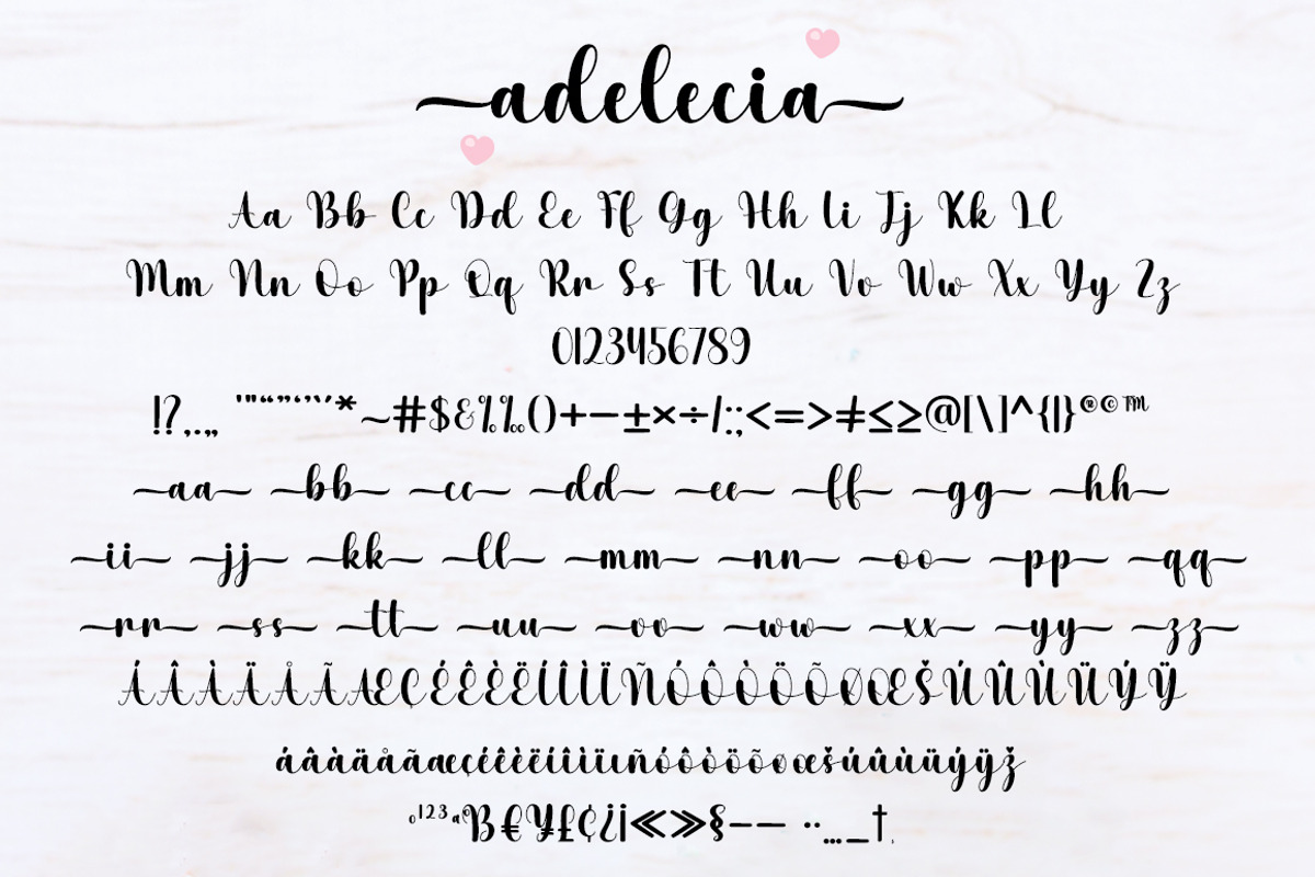 Adelecia, a Script Font by DN Creative (Photo 6 of 7)