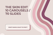 Skincare Canva Instagram Carousel, a Social Media Template by MOAROShop (Thumbnail 4 of 10)
