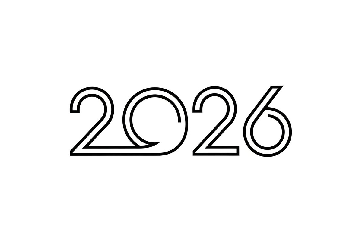 2026 New Year Line Art Bundle, an Illustration by hafijul (Photo 2 of 11)