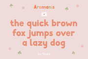 Aromanis Sweet Font + Bonus, a Sans Serif Font by Oui Studio (Thumbnail 3 of 16)