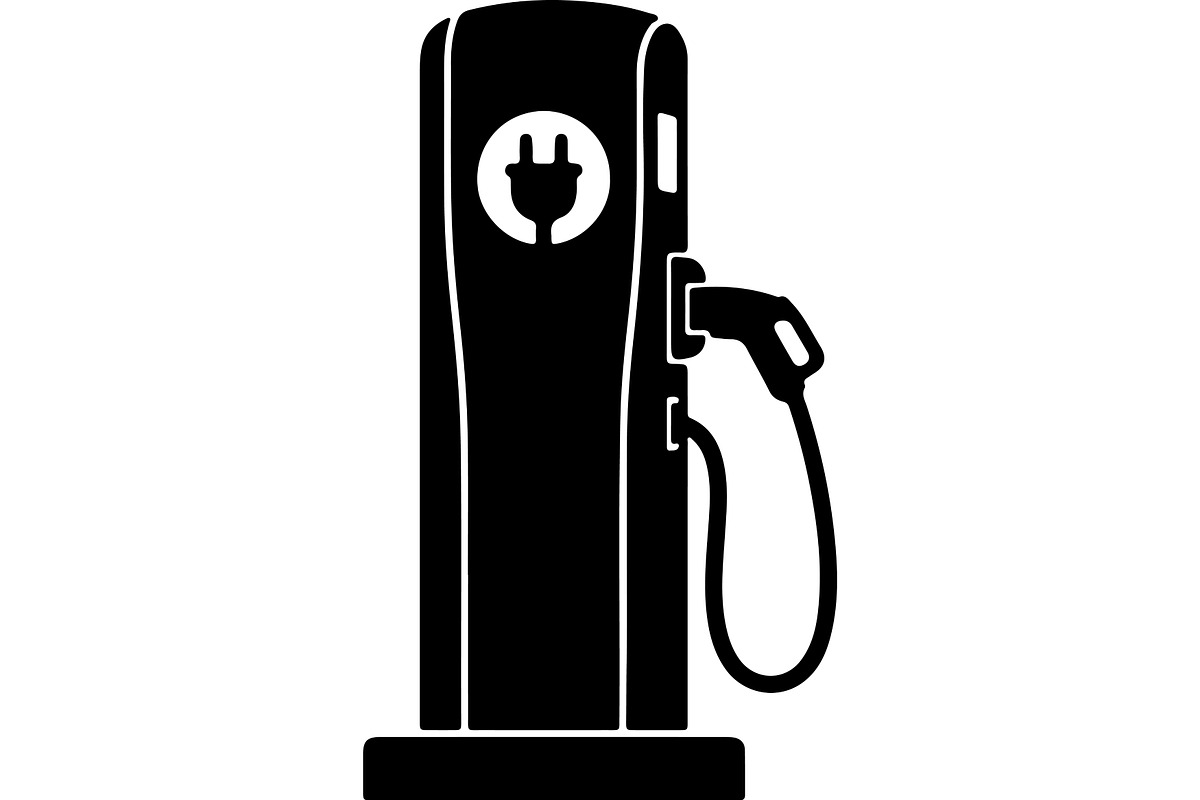 EV Charging Station Icon Bundle, a Technology Illustration by jahid234 (Photo 12 of 13)