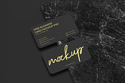 Black Elegant Business Card Mockup, an Advertising Mockup by Dev.Rawat21 (Thumbnail 3 of 3)