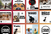 Pet Social Media Canva Templates, a Social Media Template by Mike Brennan Art & Design (Thumbnail 2 of 5)