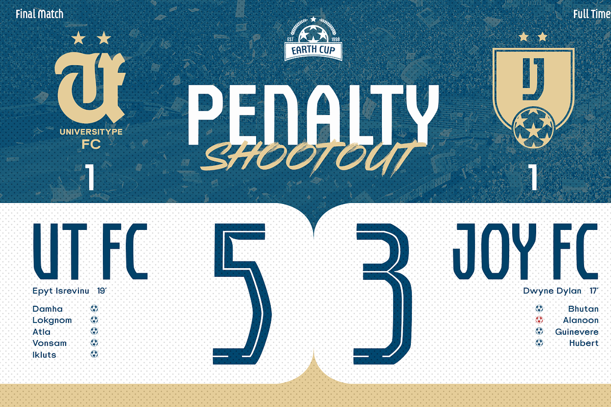 UT Unisportion FC Font Duo, a Sans Serif Font by Universitype (Photo 12 of 13)