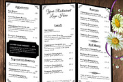 Restaurant Menu Template, a Brochure Template by AIW SOLUTIONS (Thumbnail 2 of 4)