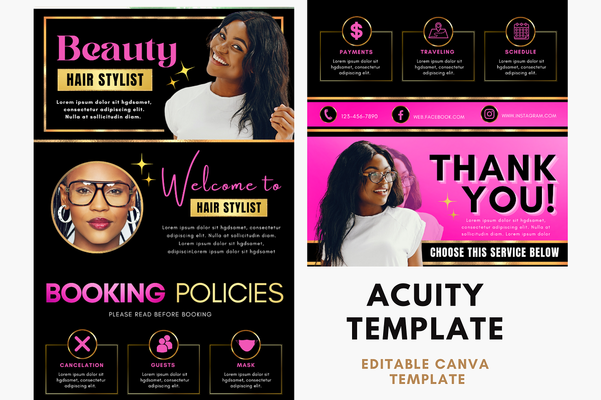 Acuity Scheduling Template Nail Tech, a Templates & Theme by TimCanvaTemplate (Photo 4 of 5)