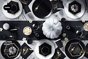 Halloween Table Setup Mockup, a Household Mockup by creatsy5 (Thumbnail 1 of 7)