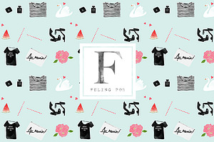 Seamless Fashion Pattern