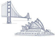 World's Famous Landmarks / Monuments, an Empty State Illustration by Creative Stall (Thumbnail 5 of 5)