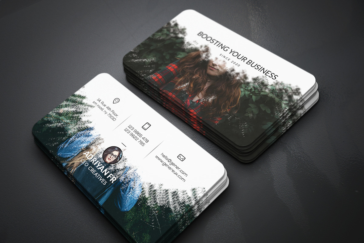 Business Card Bundle 50, a Business Card Template by Genereux Art (Photo 40 of 40)
