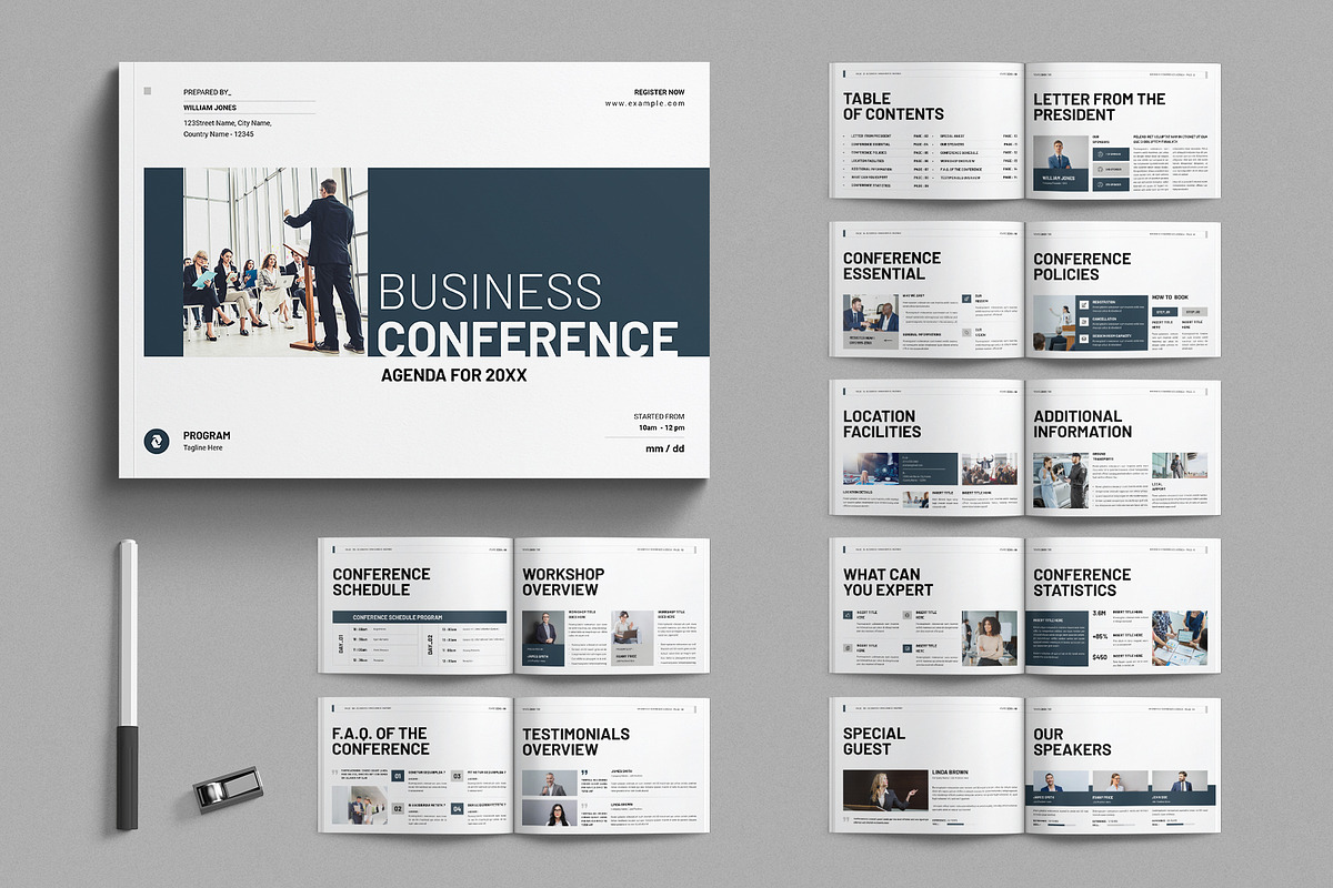 Business Conference Agenda Template