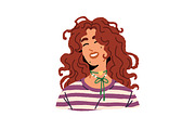 Diverse young women avatars set, a Person Illustration by PaperTrident (Thumbnail 8 of 15)
