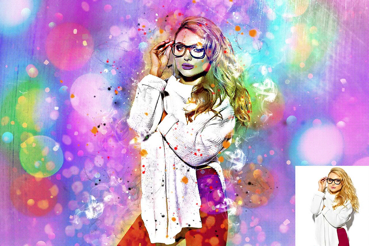 Rainbow Shine Effect Ps Action, an Action Add-On by Studio Retouch (Photo 7 of 10)
