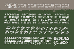 Hepives Font Collections