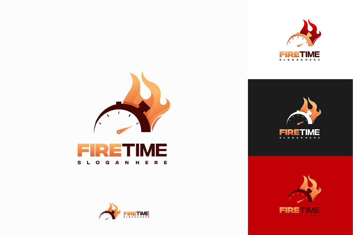 Set of Fire Watch Logo designs, a Branding & Logo Template by Lucky Creative (Photo 3 of 5)