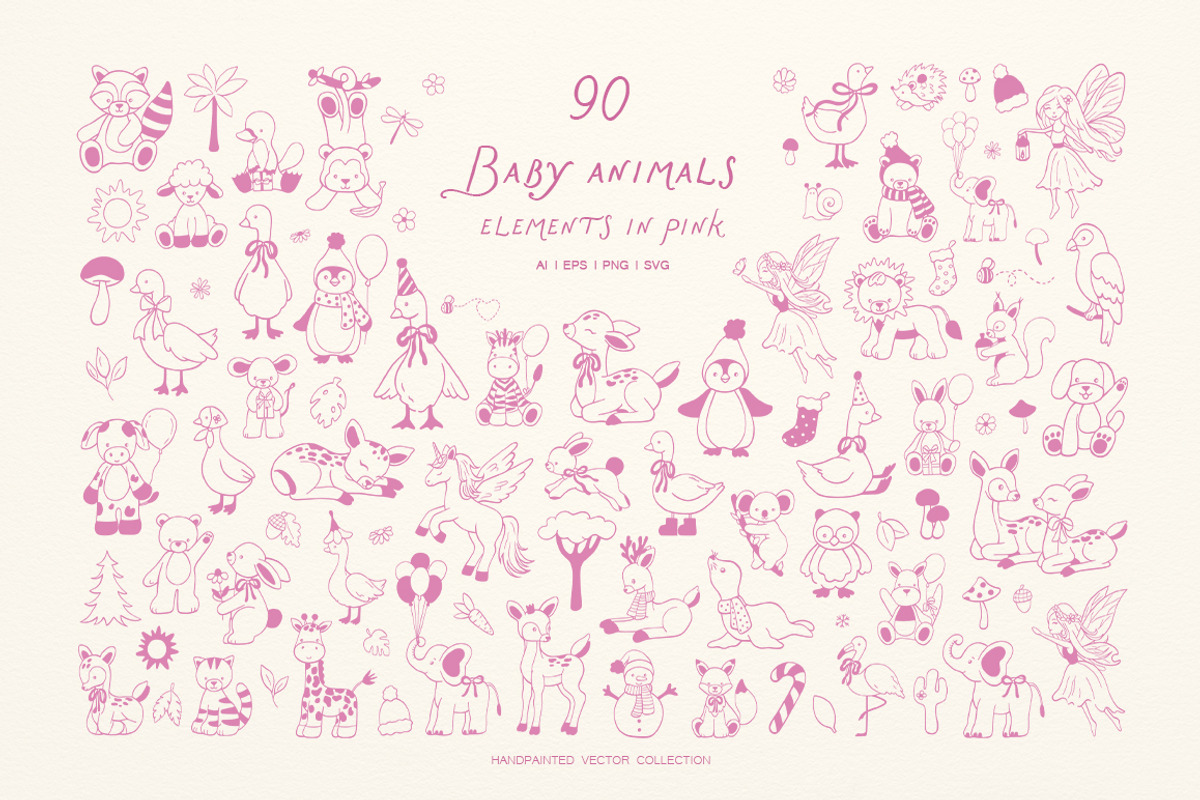 Whimsical Set Babies Vibes, an Object Graphic by ViktoriyaD (Photo 6 of 24)