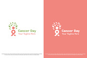 Cancer Day Logo Design Template, a Branding & Logo Template by Morvana Crew (Thumbnail 1 of 2)