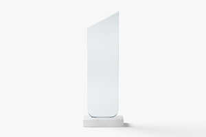 Peak Glass Award Trophy 3D Model