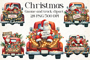 Christmas Gnome and Truck-28 PNG, an Illustration by Libby Wishes (Thumbnail 1 of 6)