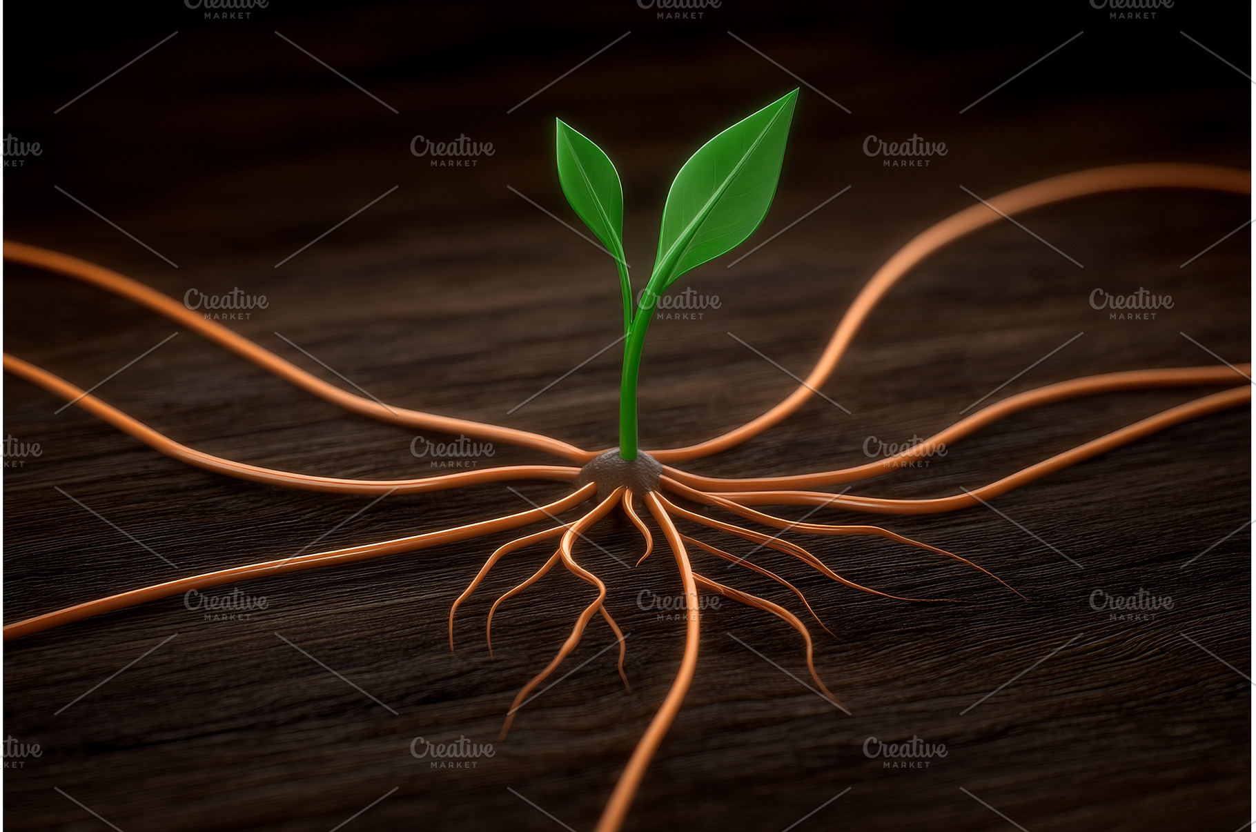 The image depicts fresh microgreens, a Food & Drink Photo by ZinetroN