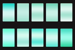 Mint Green Gradients