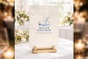 Luxury Guest Book Canva bd0004, a Card Template by TyphoonStudio (Thumbnail 3 of 8)