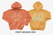 Gildan 18600B Youth Zip Hood Mockups, a Shirt Mockup by GraphicHero (Thumbnail 3 of 9)
