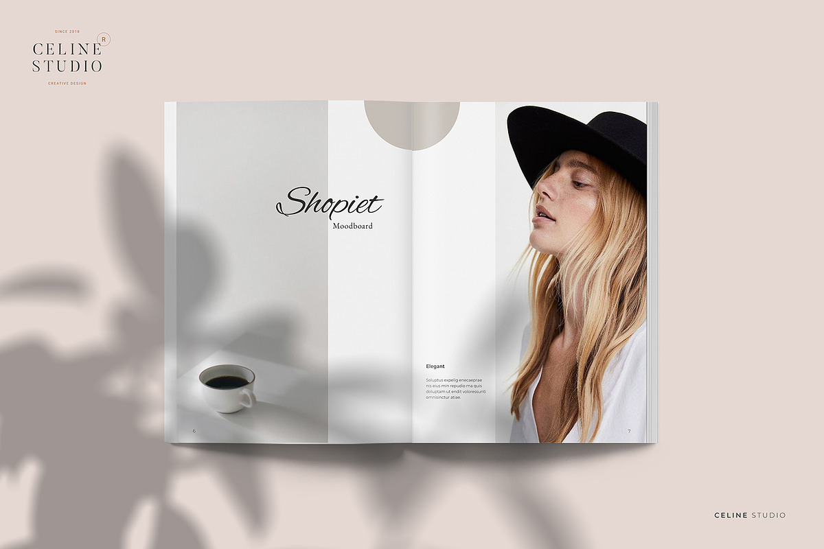 SHOPIET Brand Guidelines, a Magazine Template by Celine Studio (Photo 6 of 9)