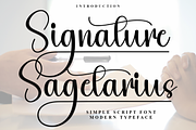 Signature Sagetarius, a Handwritten Font by FreshTypeINK (Thumbnail 2 of 8)