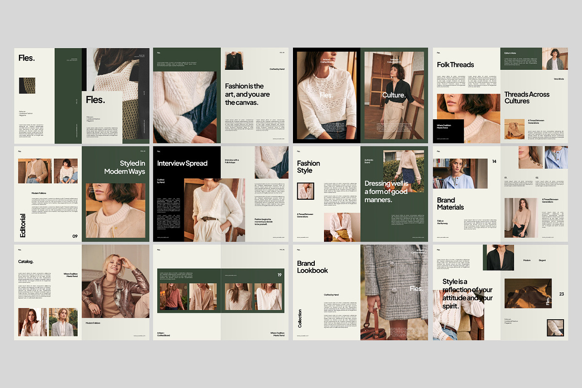 Fles Editorial Fashion Magazine, a Magazine Template by Haps Space (Photo 8 of 8)