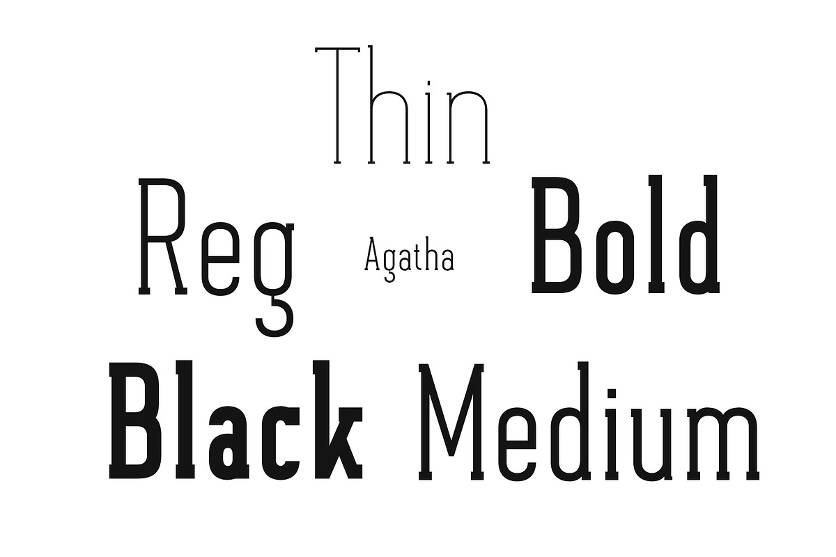 Agatha, a Slab Serif Font by Teweka (Photo 4 of 7)