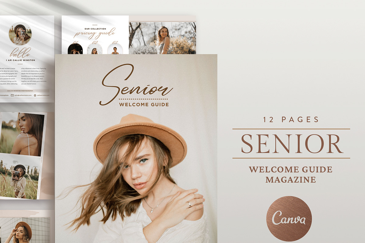Senior Welcome Guide, Pricing Guide, a Marketing Template by Bellenity Design (Photo 1 of 6)