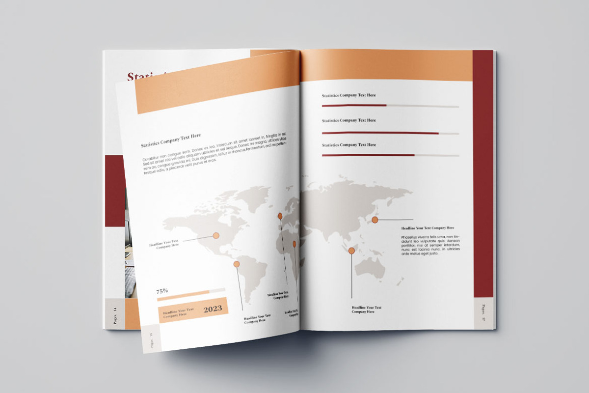 Annual Report Vol.58, a Brochure Template by Bewalrus Studio (Photo 6 of 11)