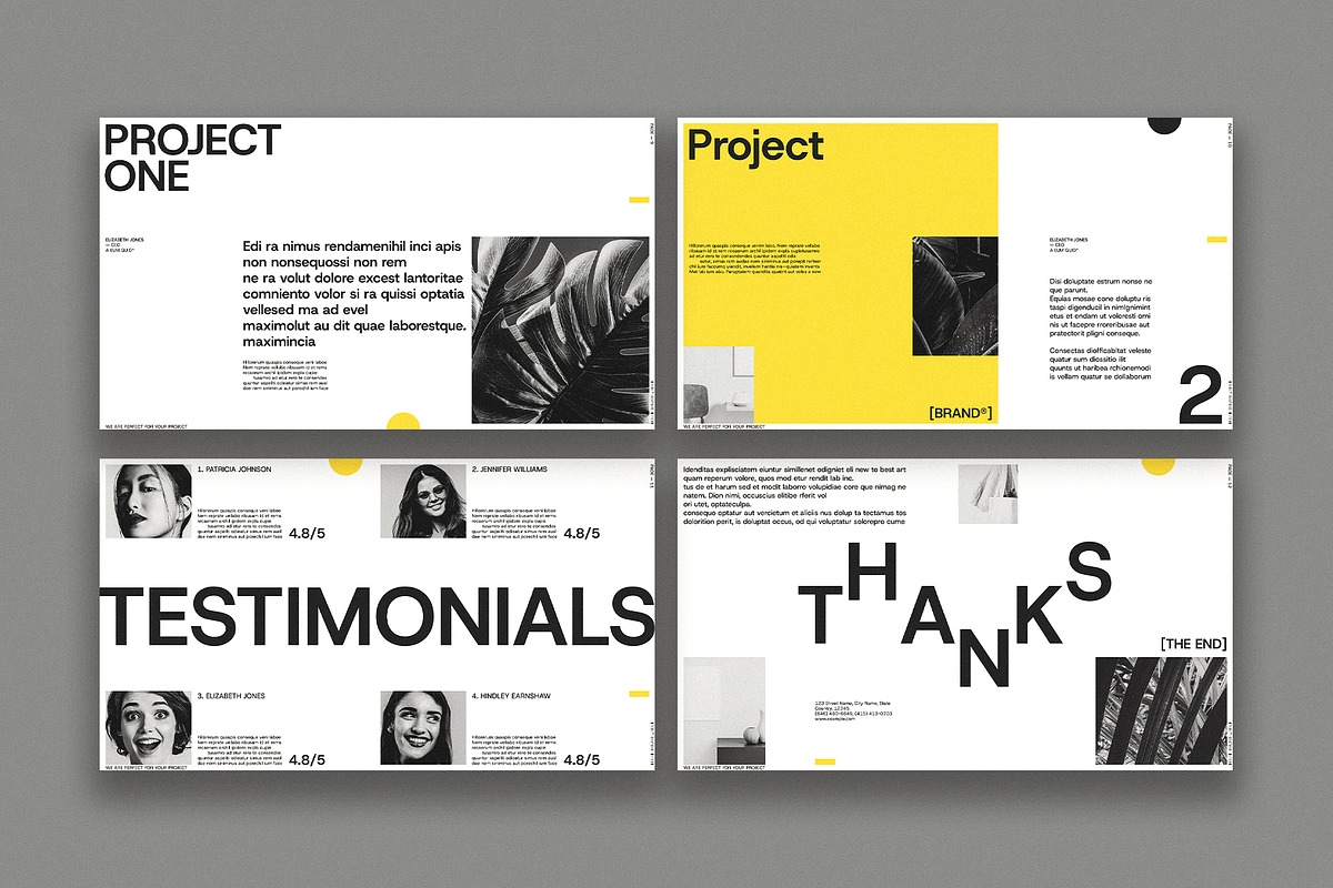 Portfolio Presentation Template, a Presentation Template by E-Type (Photo 4 of 4)