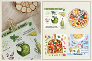 Toscana & Italian Food, a Food Illustration by Onceli*art (Thumbnail 13 of 15)