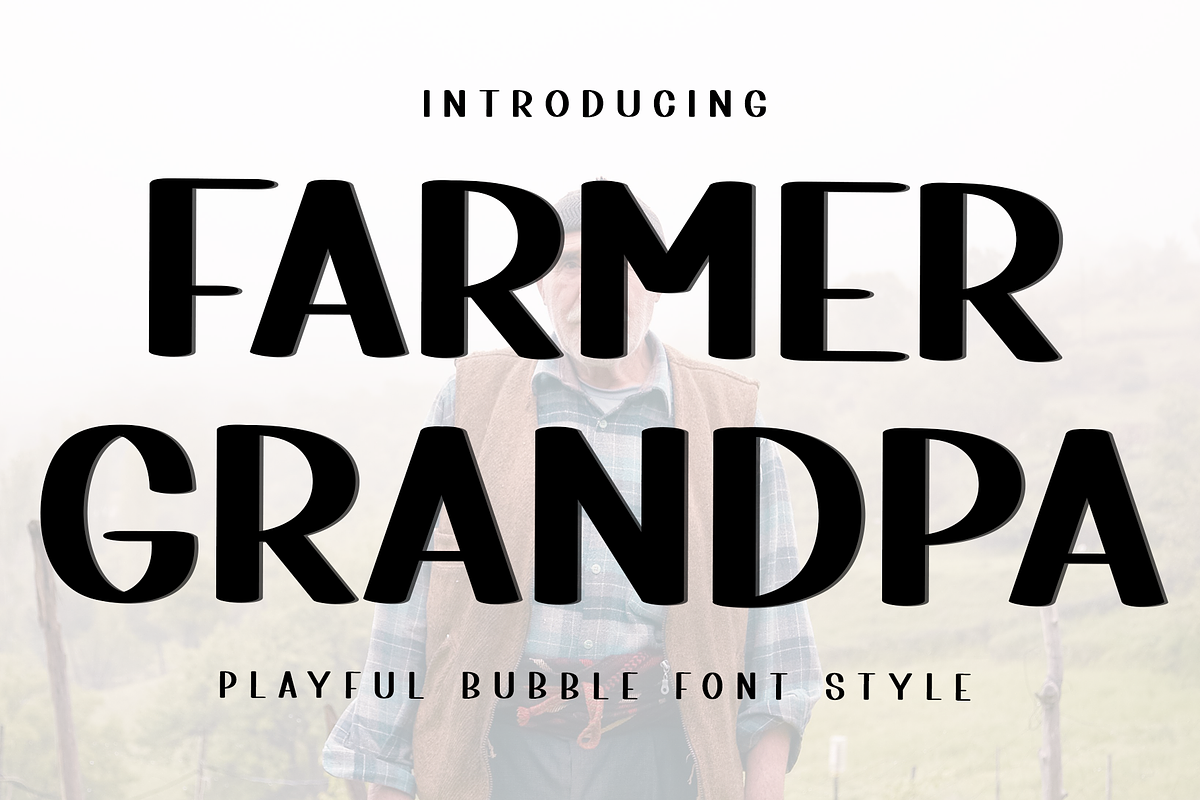 Farmer Grandpa, a Script Font by InermediaSTUDIO (Photo 1 of 8)