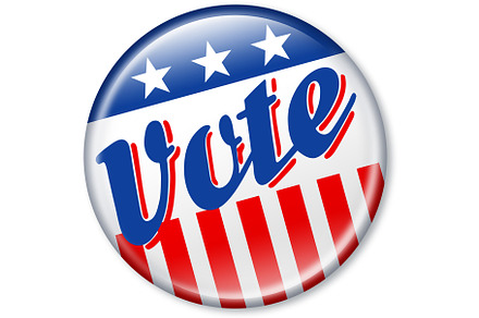 Vote Button - Layered PSD Template