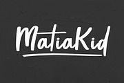 MatiaKid Handwriting Brush Font, a Handwritten Font by NTC Graphic (Thumbnail 1 of 8)