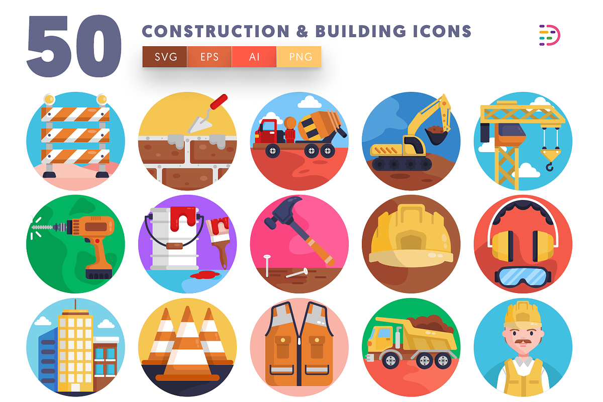 Construction & Building Icons | Download SVG, PNG, EPS Icons