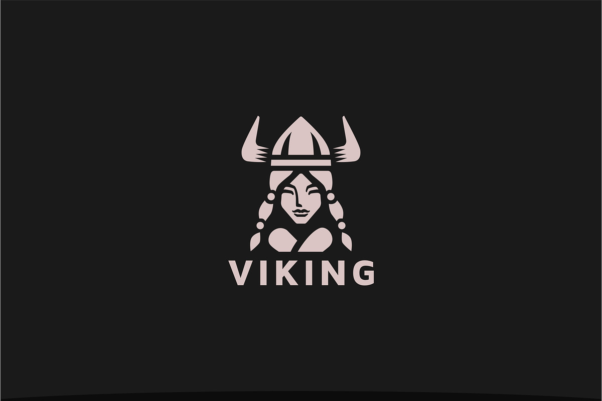 Viking Girl Logo, a Branding & Logo Template by Metrolinevision (Photo 1 of 2)