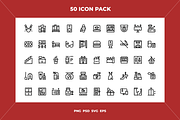 Mall icons, an Outline Icon by Wencory (Thumbnail 1 of 2)