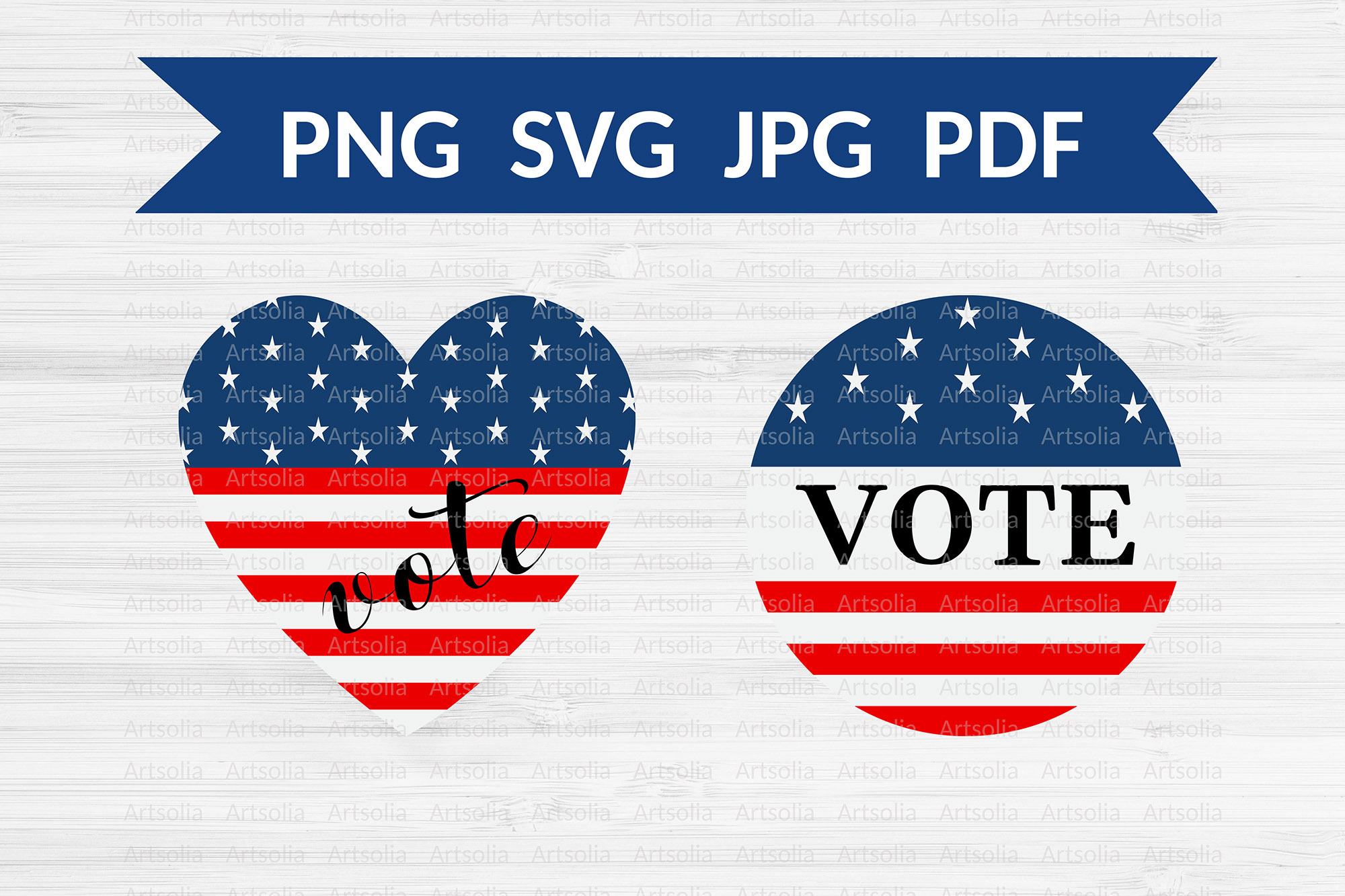 Bundle Voting sign clipart SVG PNG, an Illustration by Soulpreneur