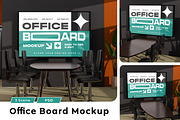 Office Board Mockup, a Product Mockup by Mockupnine (Thumbnail 1 of 7)
