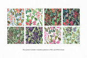 Selena. Floral tropical pattern, a Pattern Graphic by emeraldthue (Thumbnail 6 of 6)
