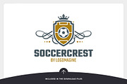 Soccer Crest Logo Template, a Branding & Logo Template by LOGOMAGINE (Thumbnail 11 of 13)