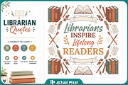 Librarian Quotes Bundle, an Object Graphic by Actual Pixel (Thumbnail 10 of 20)