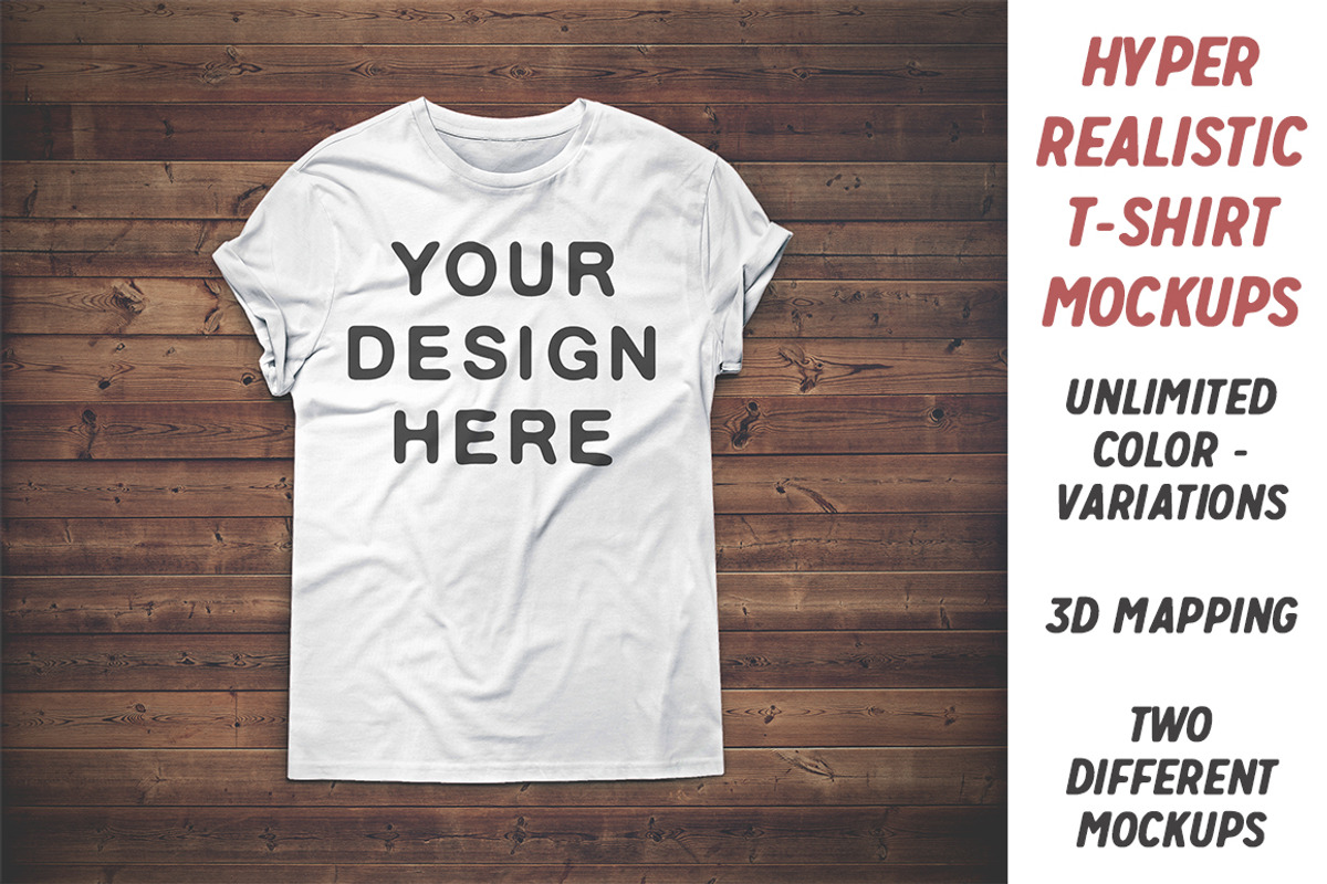 SALE - T-Shirt Apparel Mockups, a Shirt Mockup by Ghostpixel (Photo 1 of 5)