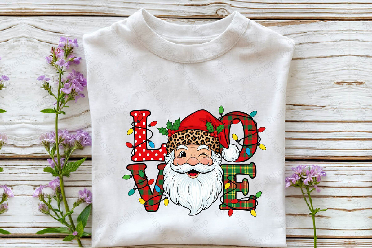 Love Christmas Png Sublimation Desig, an Illustration by DreamPrint404 (Photo 2 of 7)