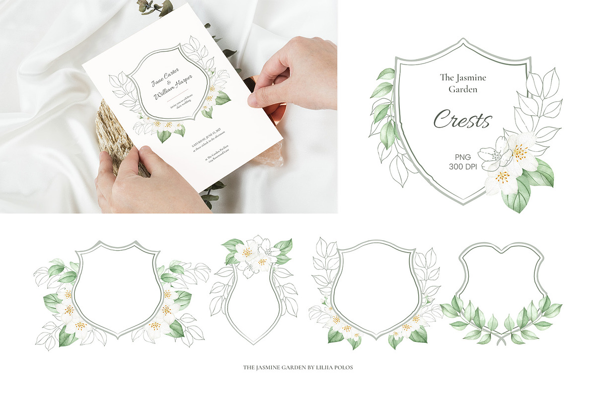 The Jasmine Garden. Watercolors, a Decorative Illustration by Liliia Polos Illustration (Photo 6 of 10)